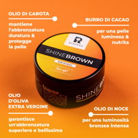 Crema abbronzante ByRokko Shine Brown Tan Up! Crema abbronzante di alta qualità per un'abbronzatura più rapida e profonda, dall'aspetto naturale.