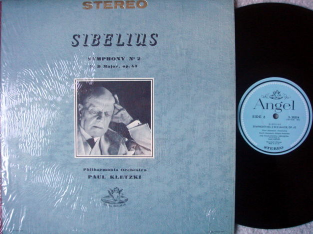 EMI Angel Blue / KLETZKI, - Sibelius Symphony No.2, NM!
