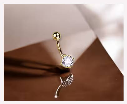 Shop real diamond belly rings from Pobjoy Diamonds
