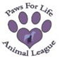 Paws for Life Animal League logo