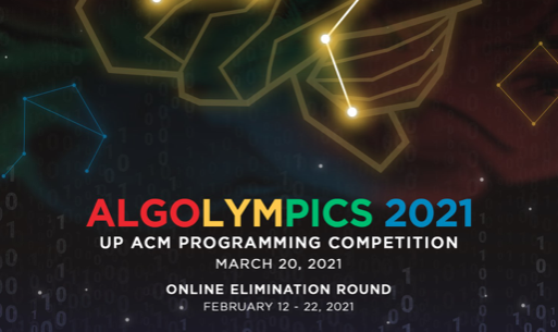 Algolympics 2021: Constellations! (Elimination Round) by Association for Computing Machinery - UP Diliman Student Chapter, Inc