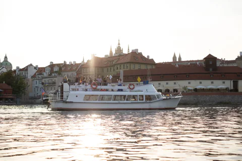 Prague: Vltava River Private Boat Party with Drinks