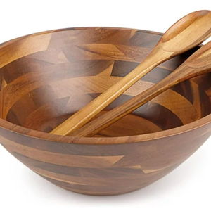 Walmart Acacia 3-piece Wooden Bowl Set