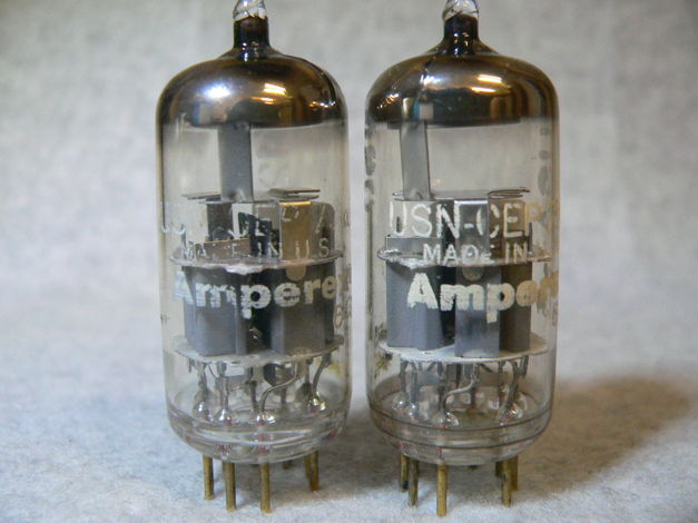 Amperex 7308 USN-CEP PQ Matched Pair, Test NOS, Made in...