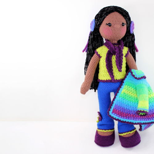 Lily Large Crochet Doll Pattern, 21"/53cm Tall, Amigurumi
