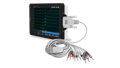 Wellue professional tablet-based ECG machine with 12 leads on.