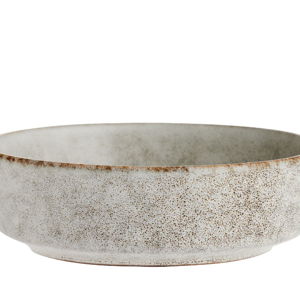 Vita Ivory And Brown Reactive Glaze Bowl - World Market