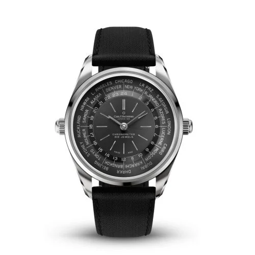 Heritage Worldtimer Stainless Steel / Black