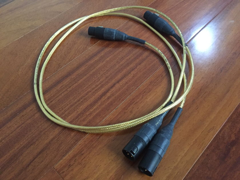 Analysis Plus Inc. Golden Oval  XLR Cables, 1 meter REDUCED