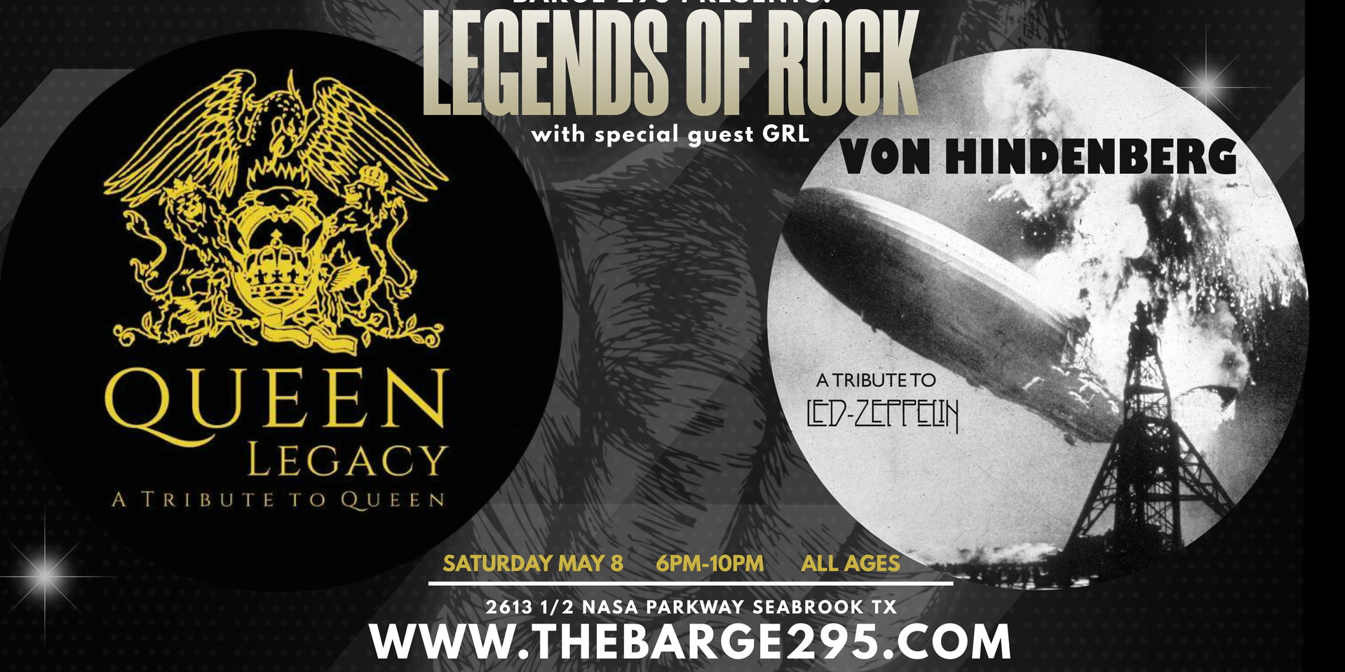 Legends of Rock at Barge 295 promotional image