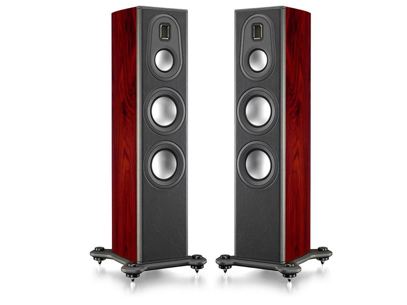 MONITOR AUDIO Platinum 200 Series-II Floorstanding Loudspeakers (Rosewood): Mint DEMO’s; 5 Yr Warranty