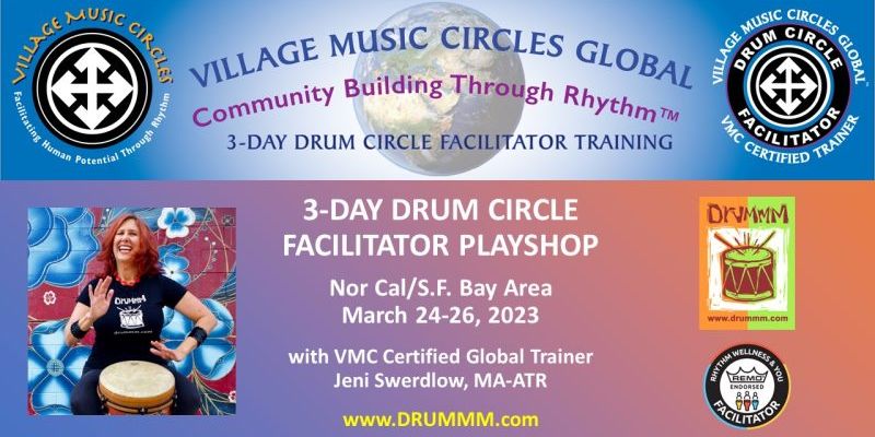 3-Day Drum Circle Facilitator Playshop (Nor Cal/SF Bay Area) promotional image