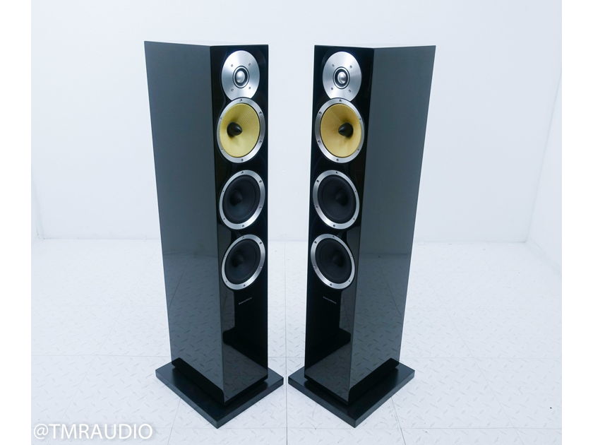 B&W CM8 Floorstanding Speakers; Gloss Black Pair CM-8 (14677)