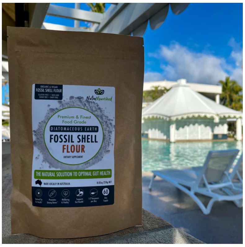 Fossil Shell Flour Powder - Food Grade Diatomaceous Earth - 250g Bag - Image 5