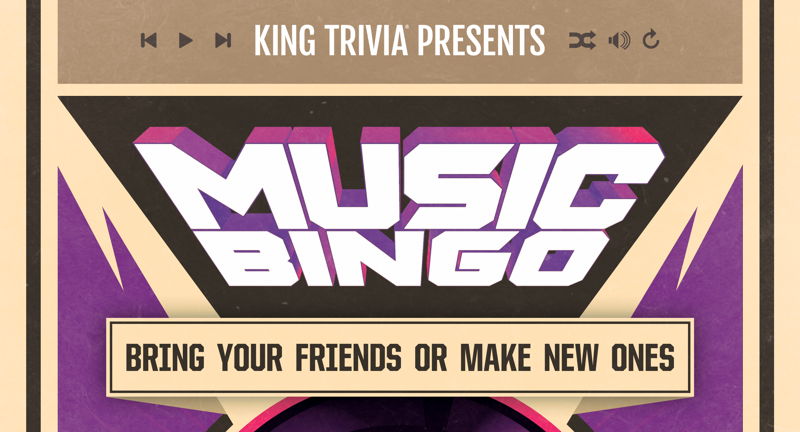 MUSIC BINGO: Hosted by King Trivia