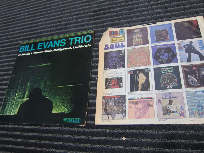Bill Evans Trio Vintage Riverside Stereo - At Shelly's Manne-Hole, Hollywood Ex Sound, Very Nice, Vintage USA
