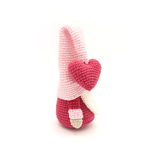 Valentine Gnome, Crochet Pattern, Amigurumi