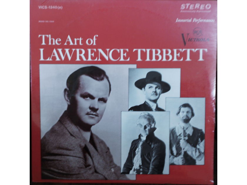 FACTORY SEALED ~ THE ART OF LAWRENCE TIBBETT ~  - IMMORTAL PERFORMENCES RCA VICS 1340 (e) (1968)