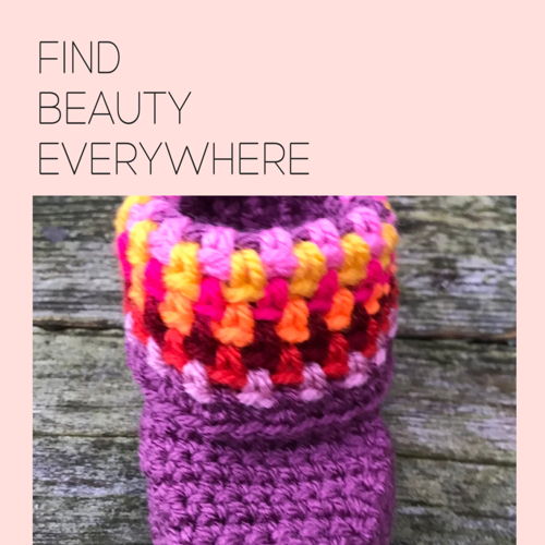 Haakpatroon kleurexplosie slofjes