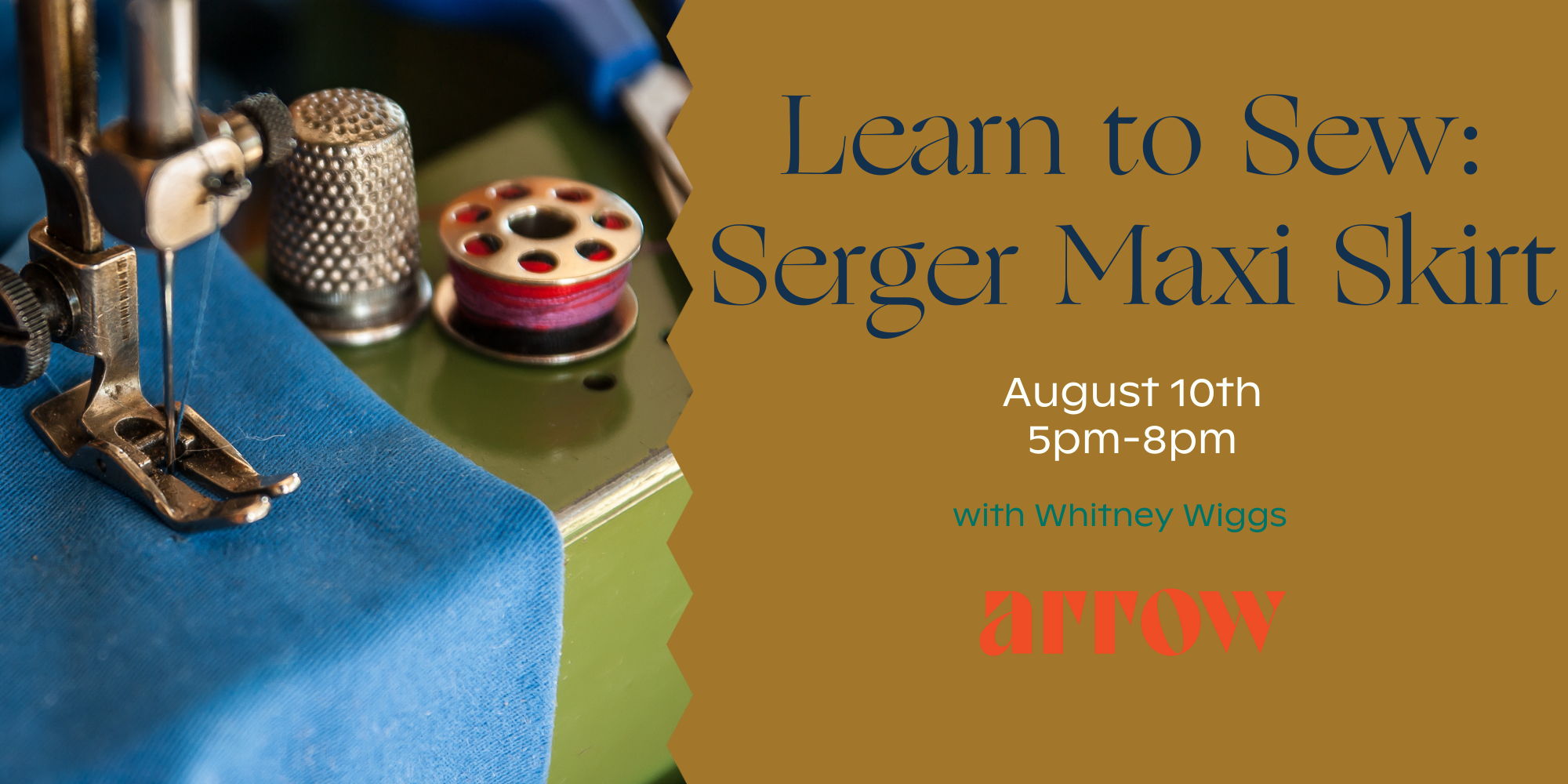Learn to Sew: Serger Maxi Skirt promotional image