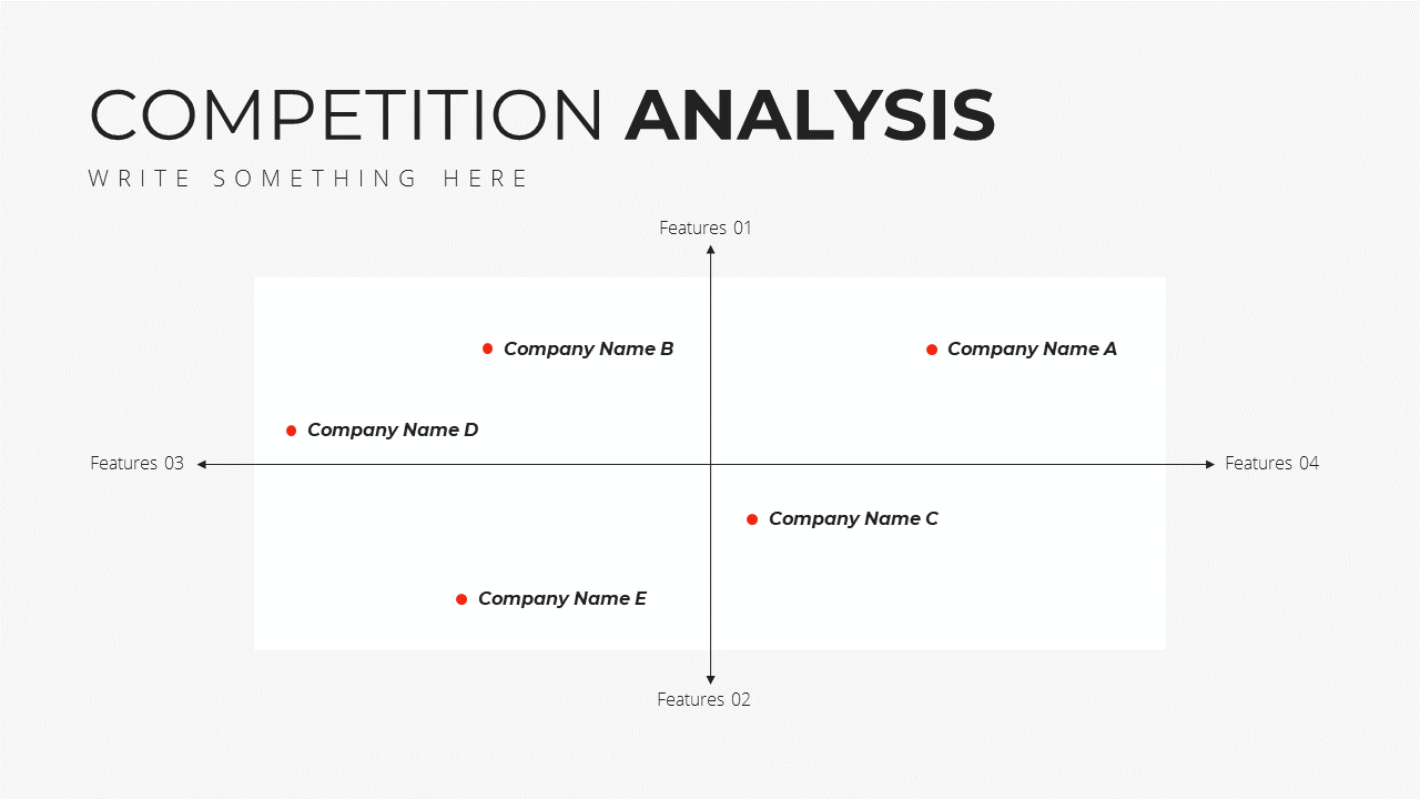 Minimal X Presentation Template Business Plan Competition Analysis