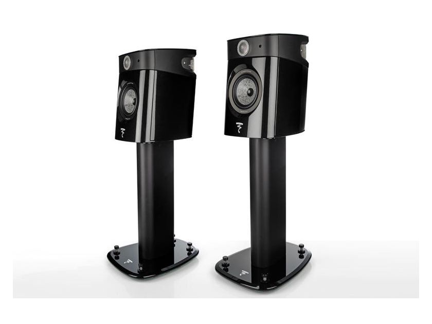 Focal Sopra No1 Compact Monitor Pair Black w/ Stands NEW, OPEN BOX