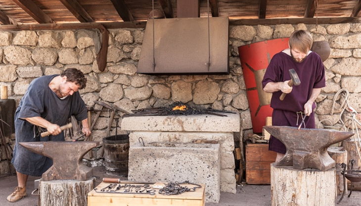 römerbergwerk kleine schmiede