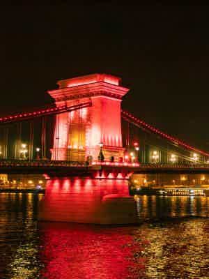Sparkling Danube night views