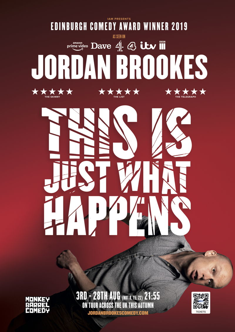 The poster for Jordan Brookes: This Is Just What Happens