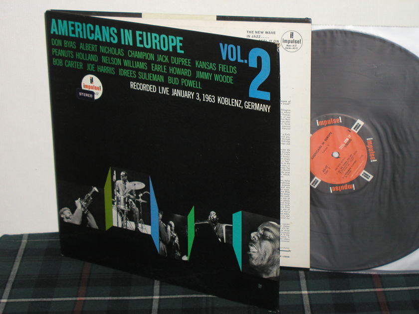 Don Byas+Bud Powell+More  - "Americans In Europe VOL.2" Impulse Orig STEREO AS-37