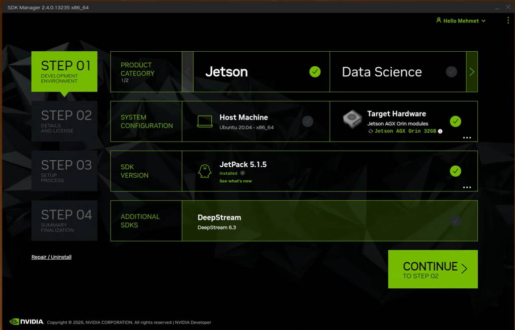 SDK Manager step-1