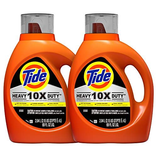 Tide Heavy Duty Liquid Laundry Detergent vs Method Detergent Packs Slant