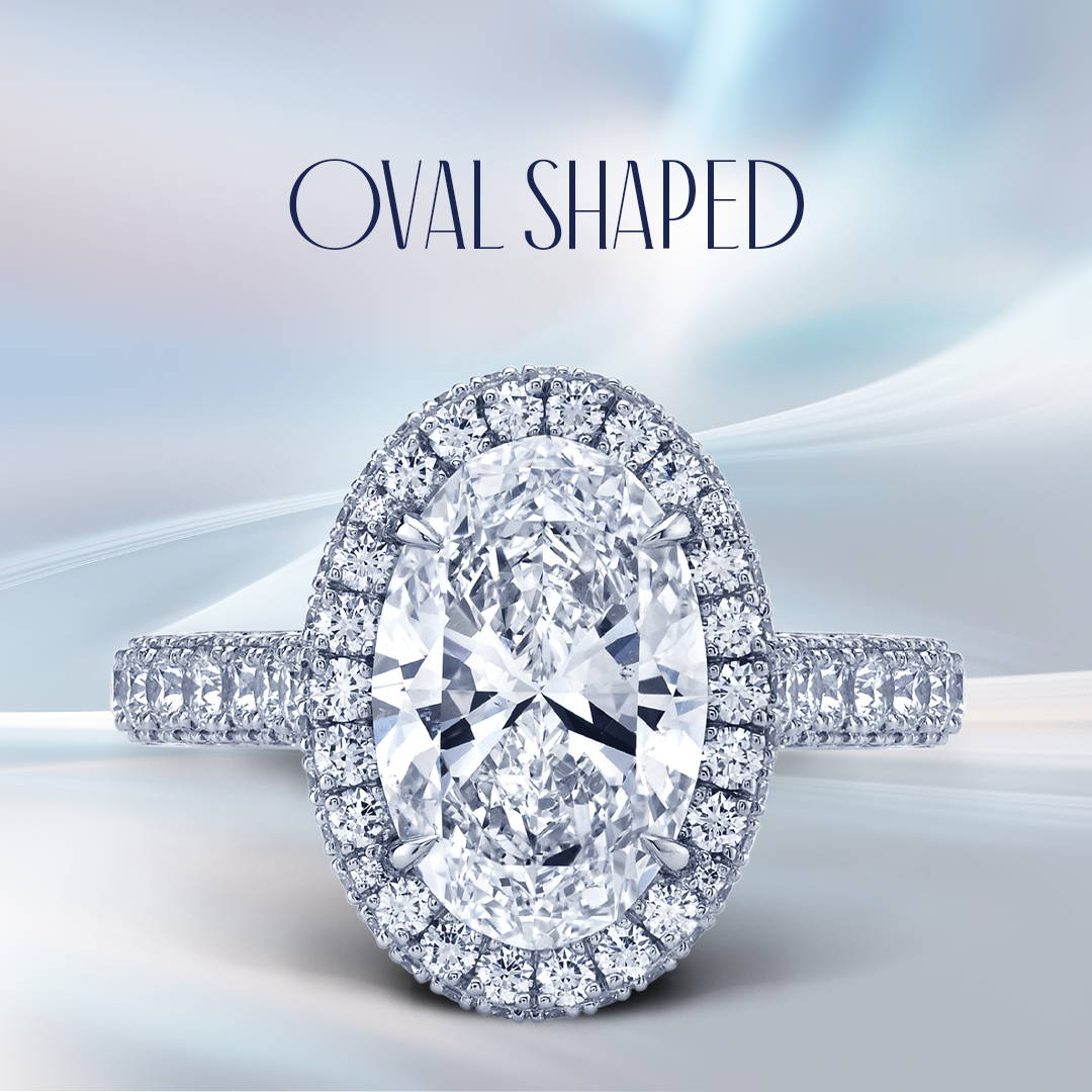 oval shaped diamond rings