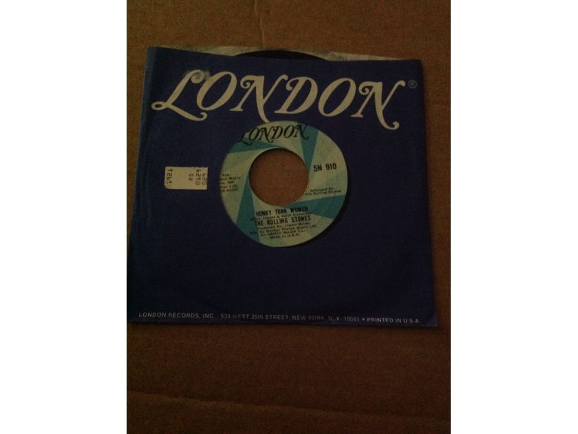 The Rolling Stones  - Honky Tonk Women You Can't Always Get What You Want London Records Vinyl 45