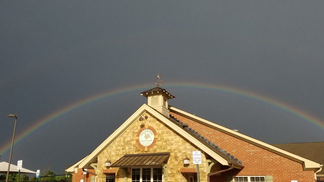 Rainbows over our School