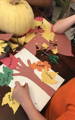 Child creating “thankful tree” craft | My Organic Company