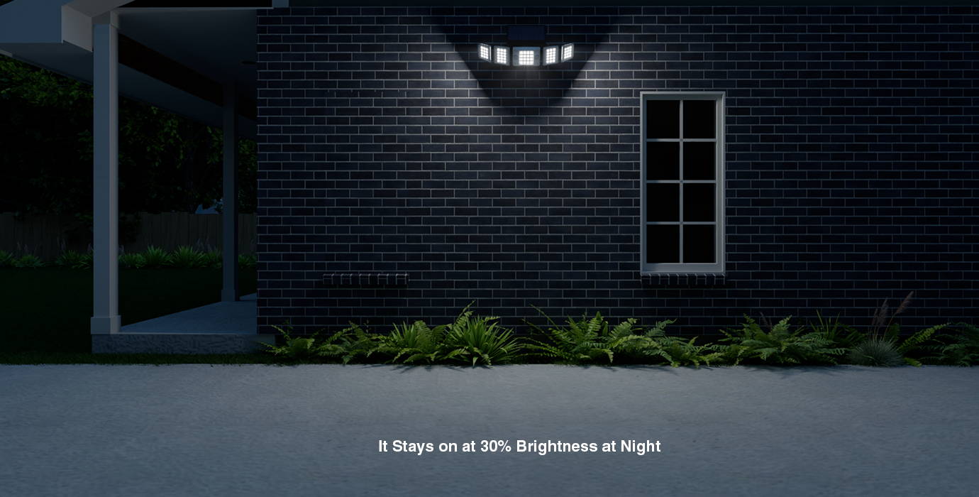 Onforu LED Solar Motion Lights Outdoor with Mesh