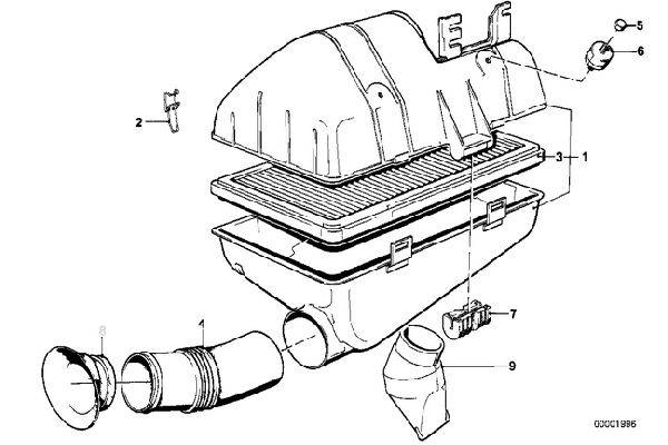 M20B23 Air Filter 13721271254
