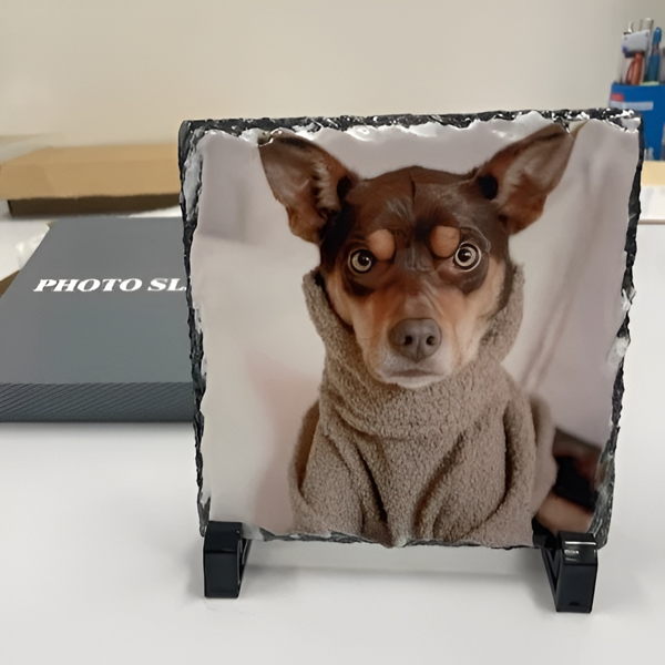 Pete's Pet Products - Personalised Slate Photo Frame