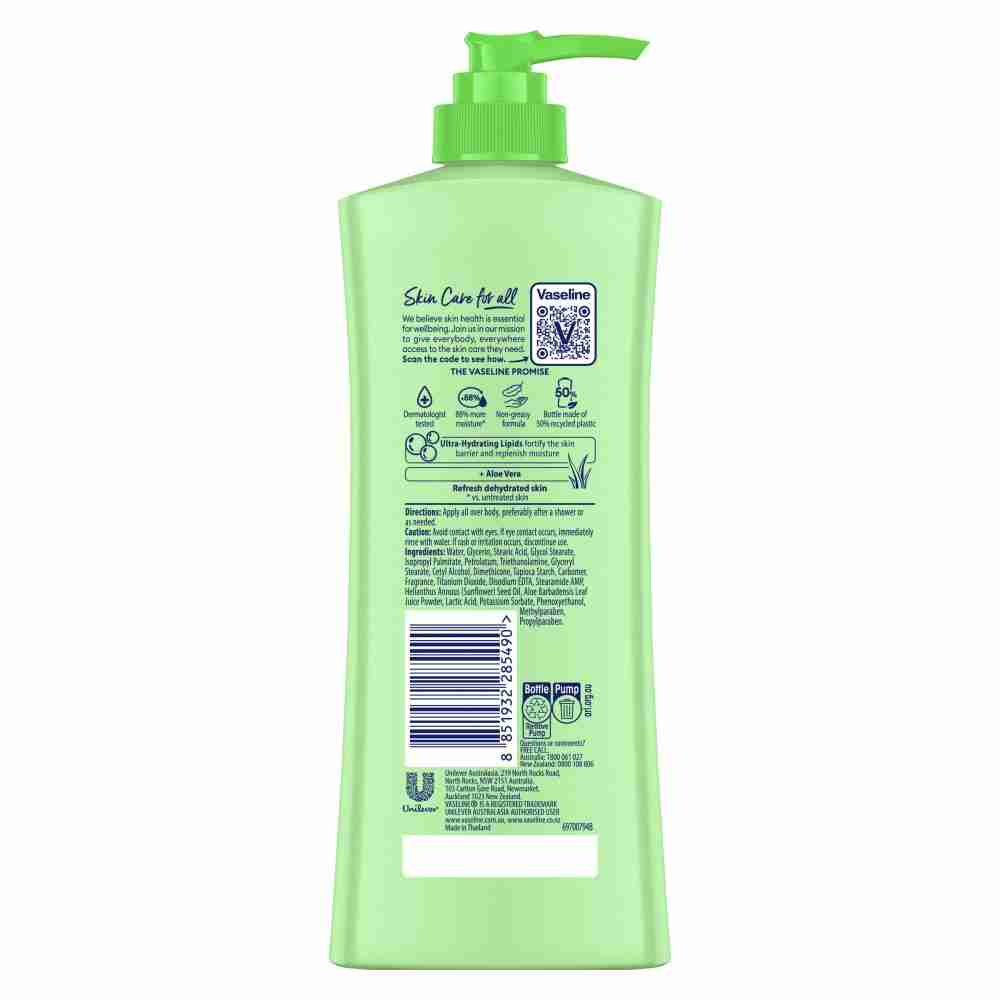 Vaseline Intensive Care Aloe Soothe Body Lotion To Refresh Dehydrated Skin 400Ml - Image 3