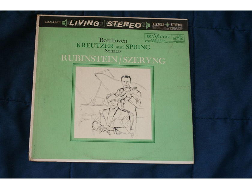Rubinstein/Szeryng - Beethoven Kreutzer and Spring RCA Victor LSC-2377