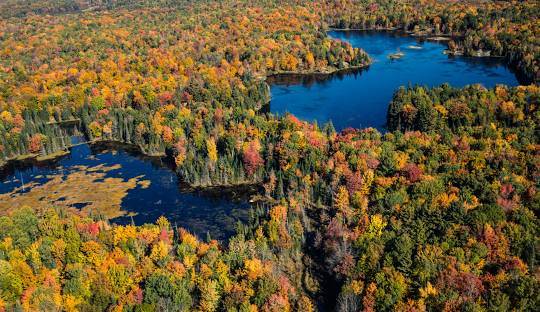 Funwater recommend Algonquin Provincial Park for spring paddleboarding