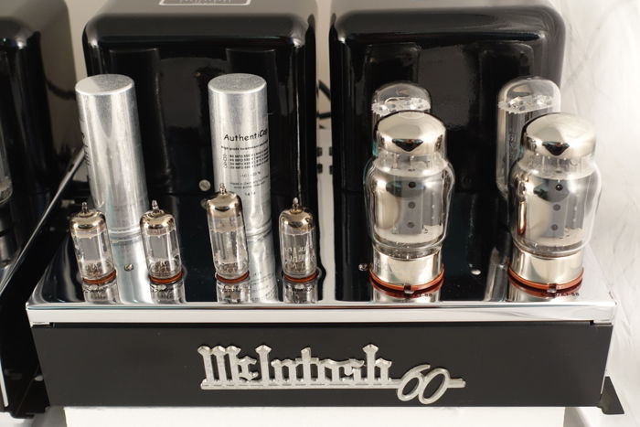newly-restored pair of McINTOSH MC60 tube power amps/mo...
