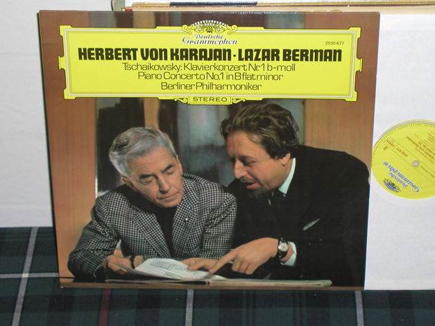 Von Karajan/BPO - Tschaikowsky Cto 1 DG German import LP