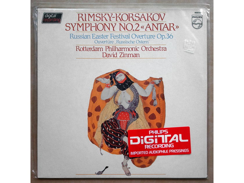 Sealed PHILIPS Digital | ZINMAN/RIMSKY-KORSAKOV - Symphony No. 2 "Antar", Russian Easter Festival Overture