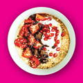link to chocolate raspberry overnight oats with Spero Sunflower Cream Cheese