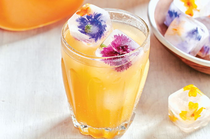 Peach and Camomile Lemonade