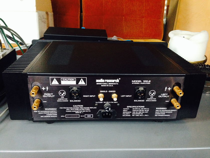 Audio Research 100.2 tube-like solid state