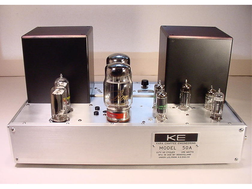 deHavilland Electric Amplfier Company 50A's 45 Watts In Full Triode