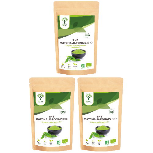 Japanischer Bio Matcha Tee - 50 g - 3er Pack